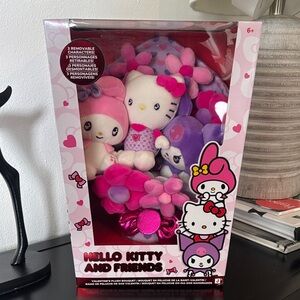 Hello Kitty and Friends Plush Set - Pink and White